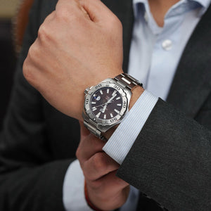 Tag Heuer Aquaracer Calibre 5 Sunrey Brown Dial 100% Authentic Quality Men’s Watch