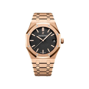 Audemars Piguet Royal Oak Offshore Rosegold Black Dial Metal Chain Automatic Movement Men’s Watch
