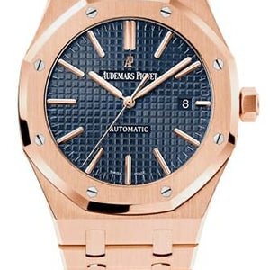 Audemars Piguet Royal Oak Offshore Rosegold Black Blue Metal Chain Swiss ETA 1:1 Automatic Movement Men’s Watch