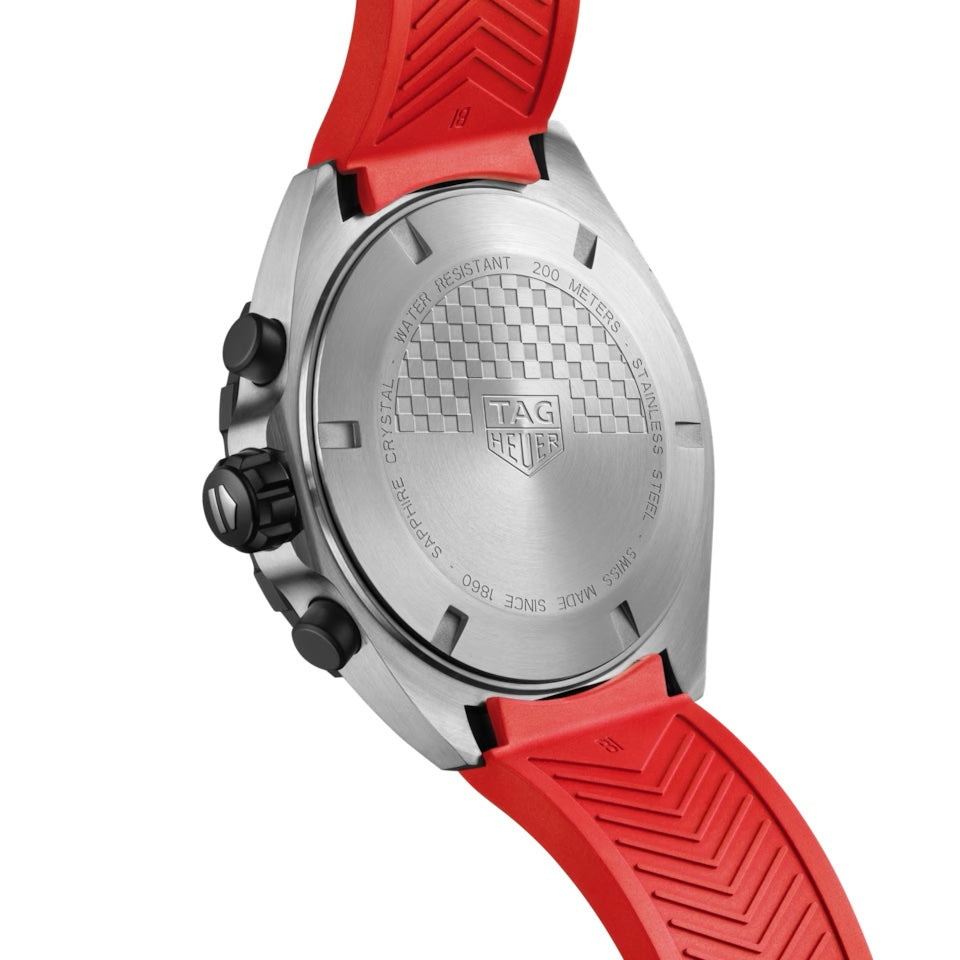 Tag Heuer Formula 1 Red Stainless Steel Japanese Quality Quartz Chronograph Master Quality Men’s Watch