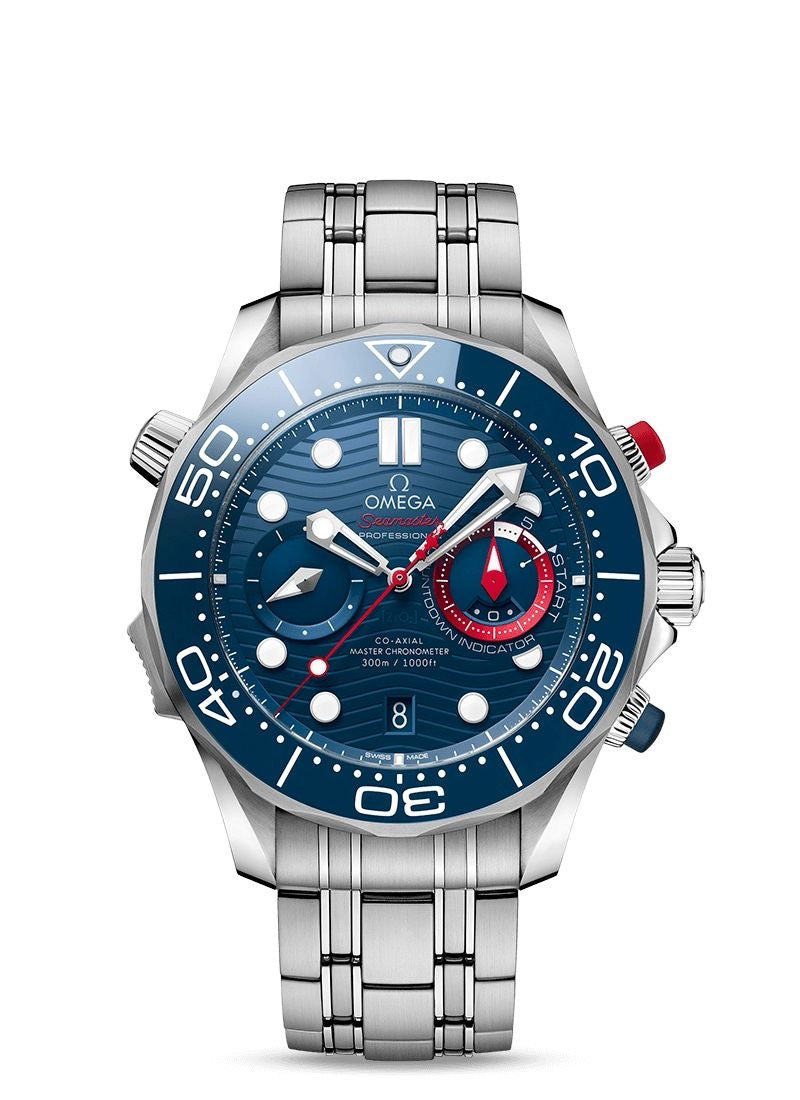 Omega Seamster Americas Cup Edition Japanese Mens Watch — zoomed view