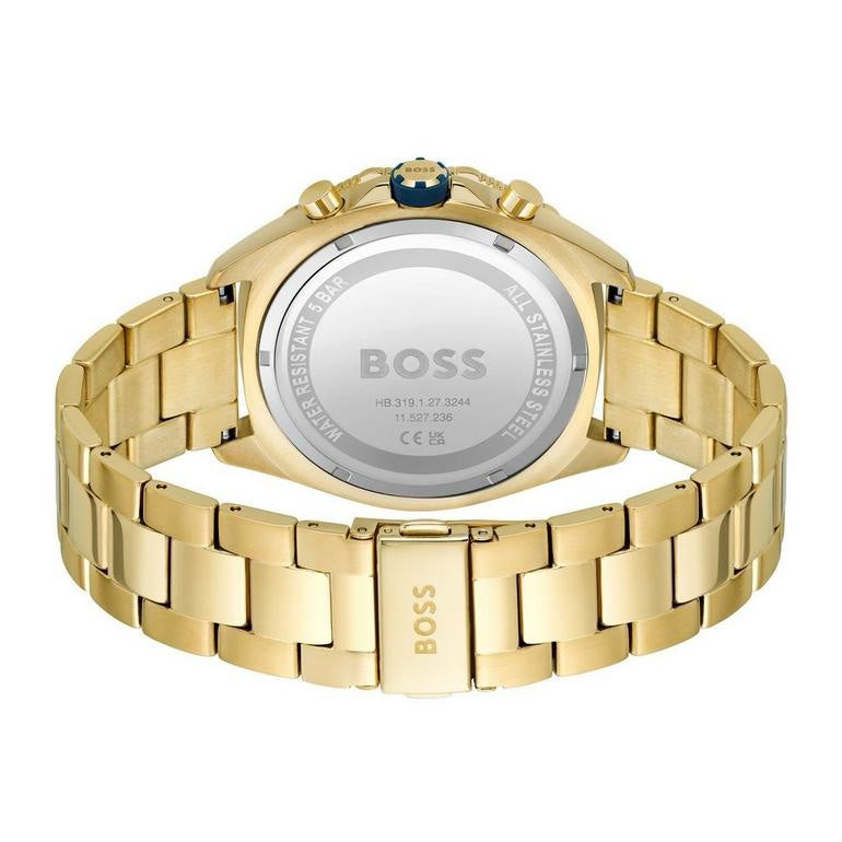 Hugo Boss 1513973 Gold Blue Dial Chronograph Men’s Watch