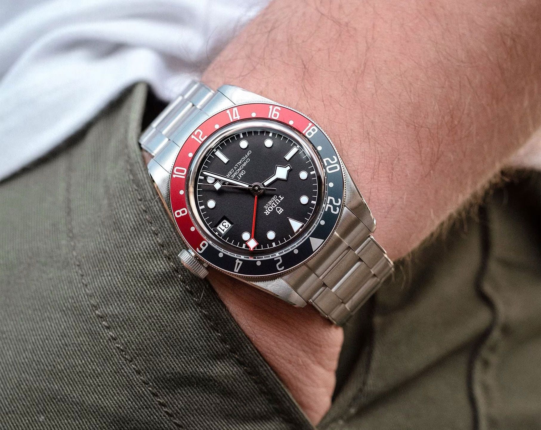 Tudor Black Bay GMT Swiss Automatic Machinery Mens Watch