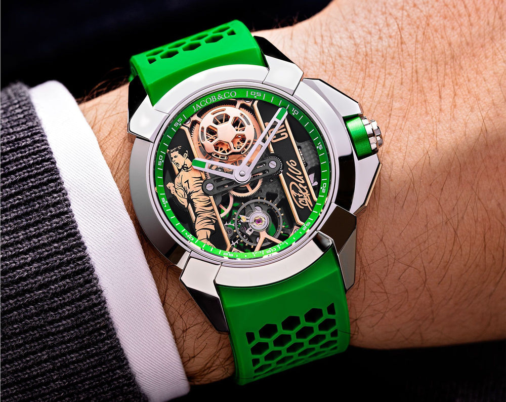JACOB & CO – CR7 STAINLESS STEEL – GREEN