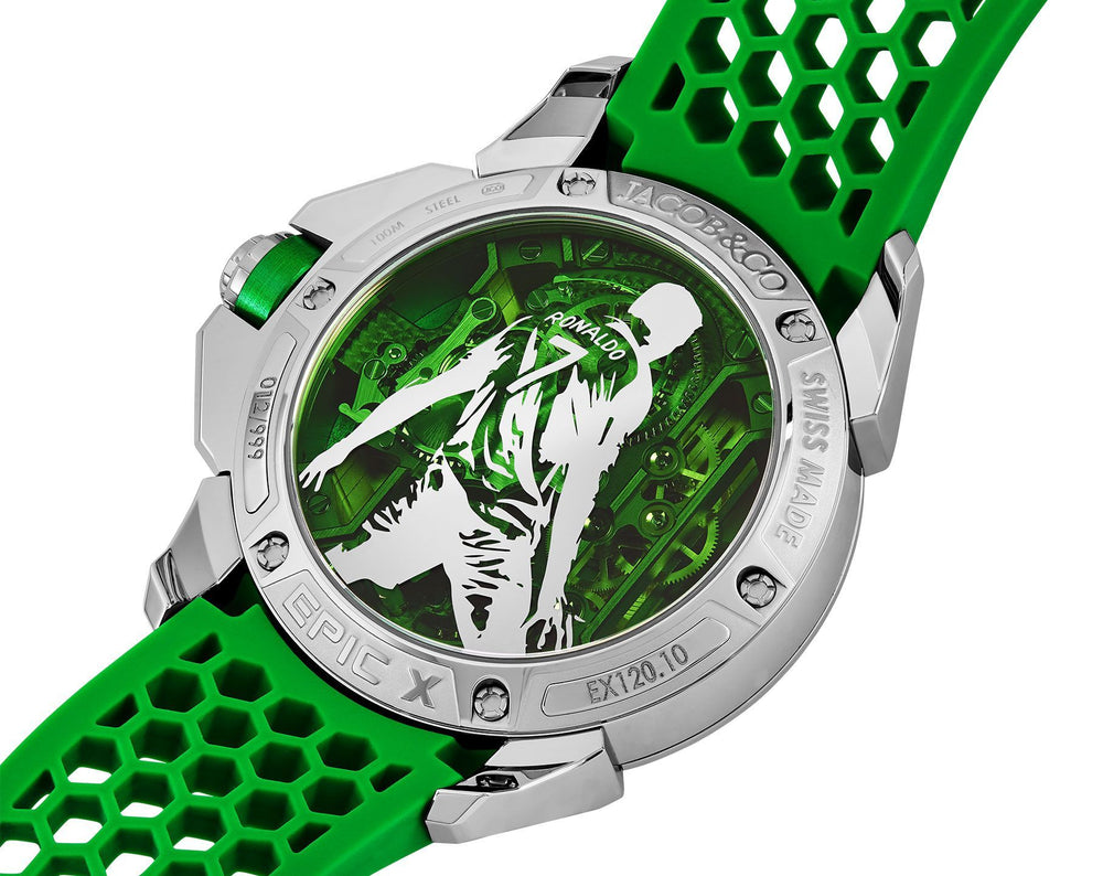 JACOB & CO – CR7 STAINLESS STEEL – GREEN