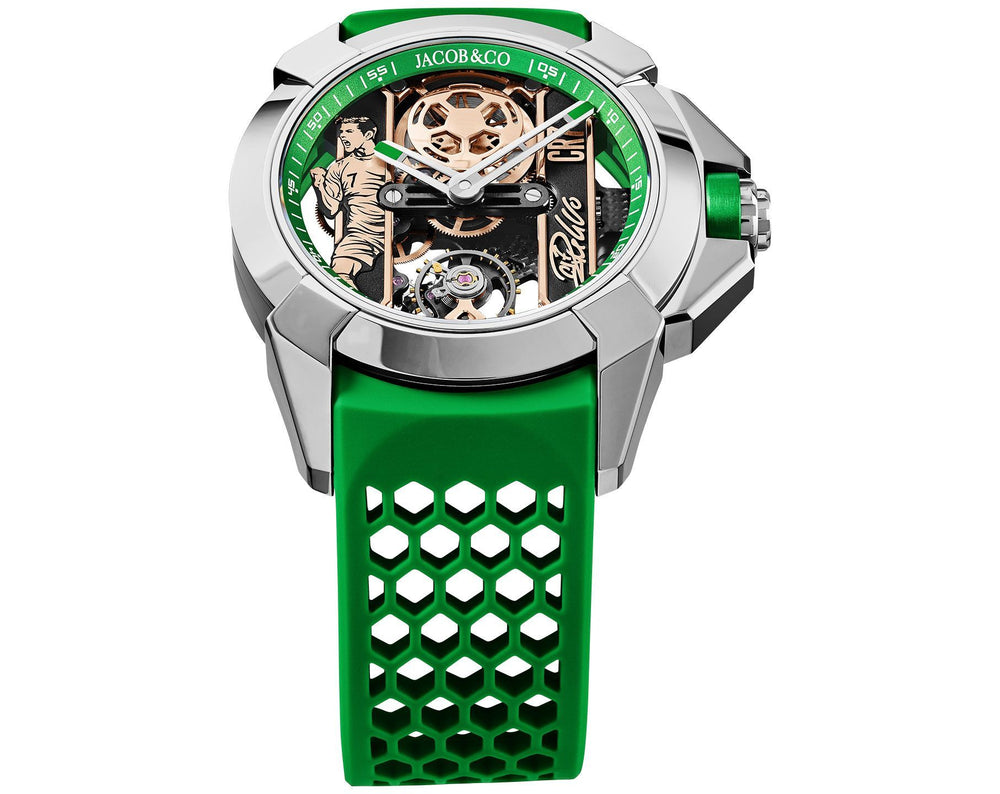 JACOB & CO – CR7 STAINLESS STEEL – GREEN