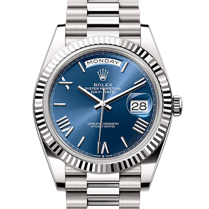 Rolex DayDate Silver-Blue Dial YZ Factory Automatic