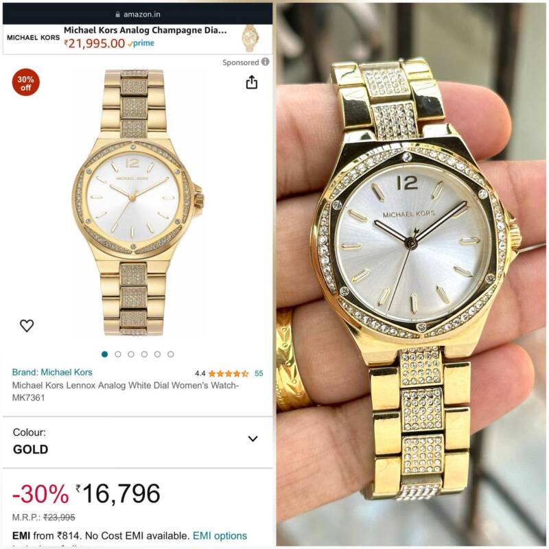 Michael Kors Lennox MK7361 — zoomed view
