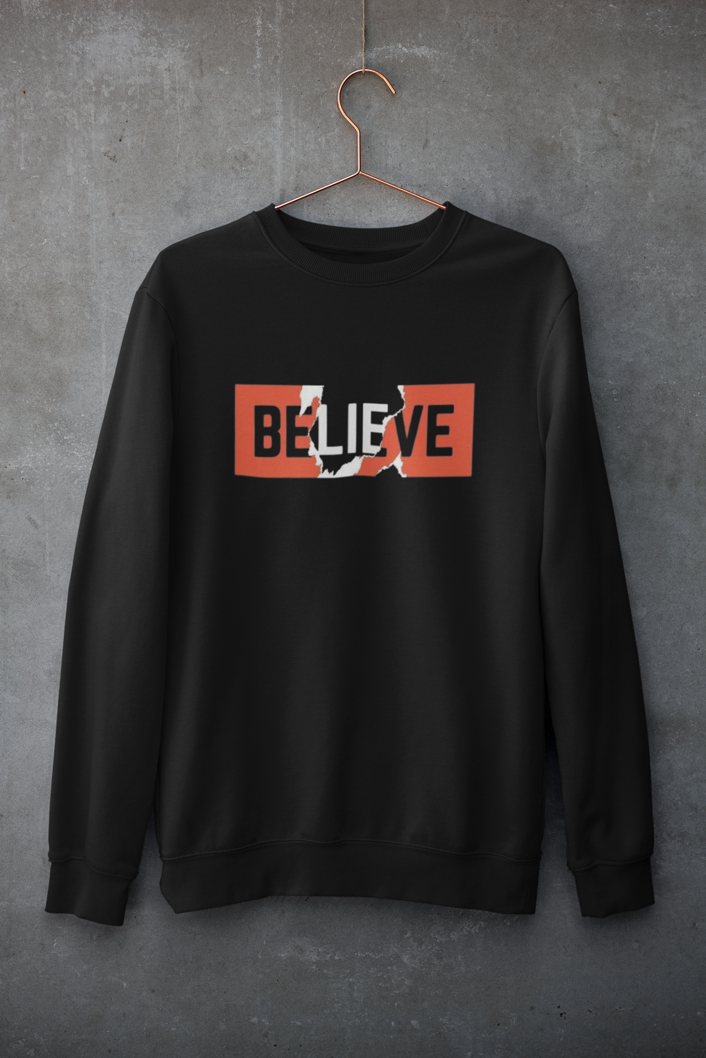 BELIEVE UNISEX HOODED SWEATSHIRTS