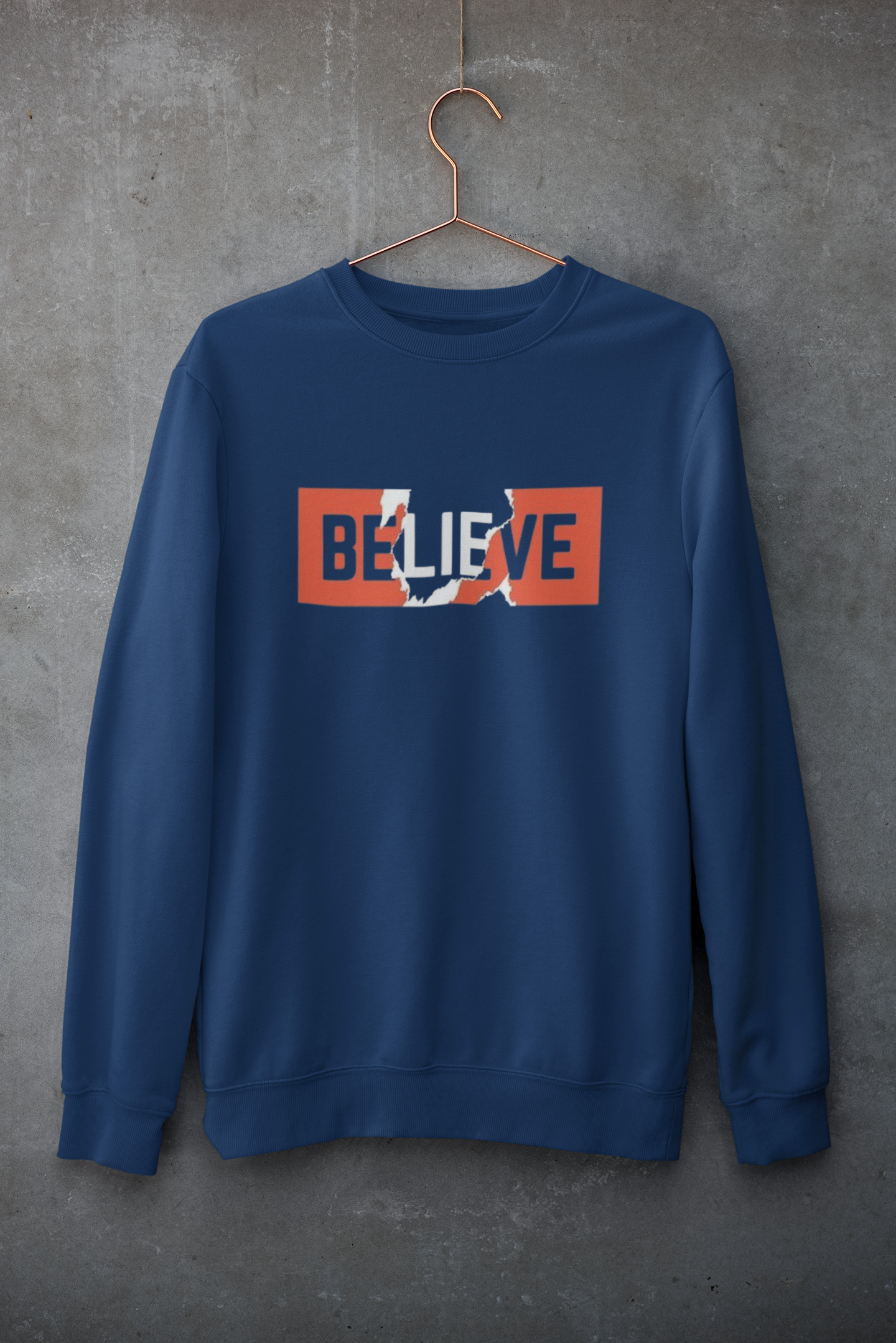 BELIEVE UNISEX HOODED SWEATSHIRTS — zoomed view