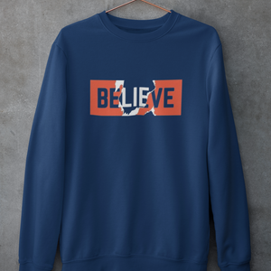 BELIEVE UNISEX HOODED SWEATSHIRTS