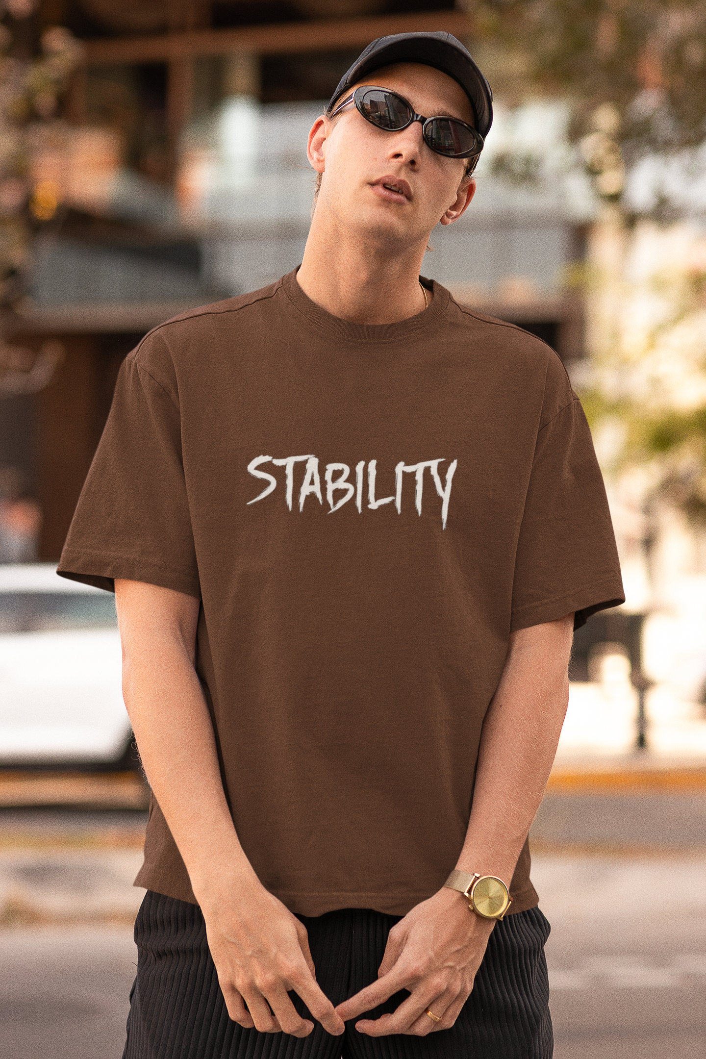 STABILITY Oversized Tshirt — zoomed view