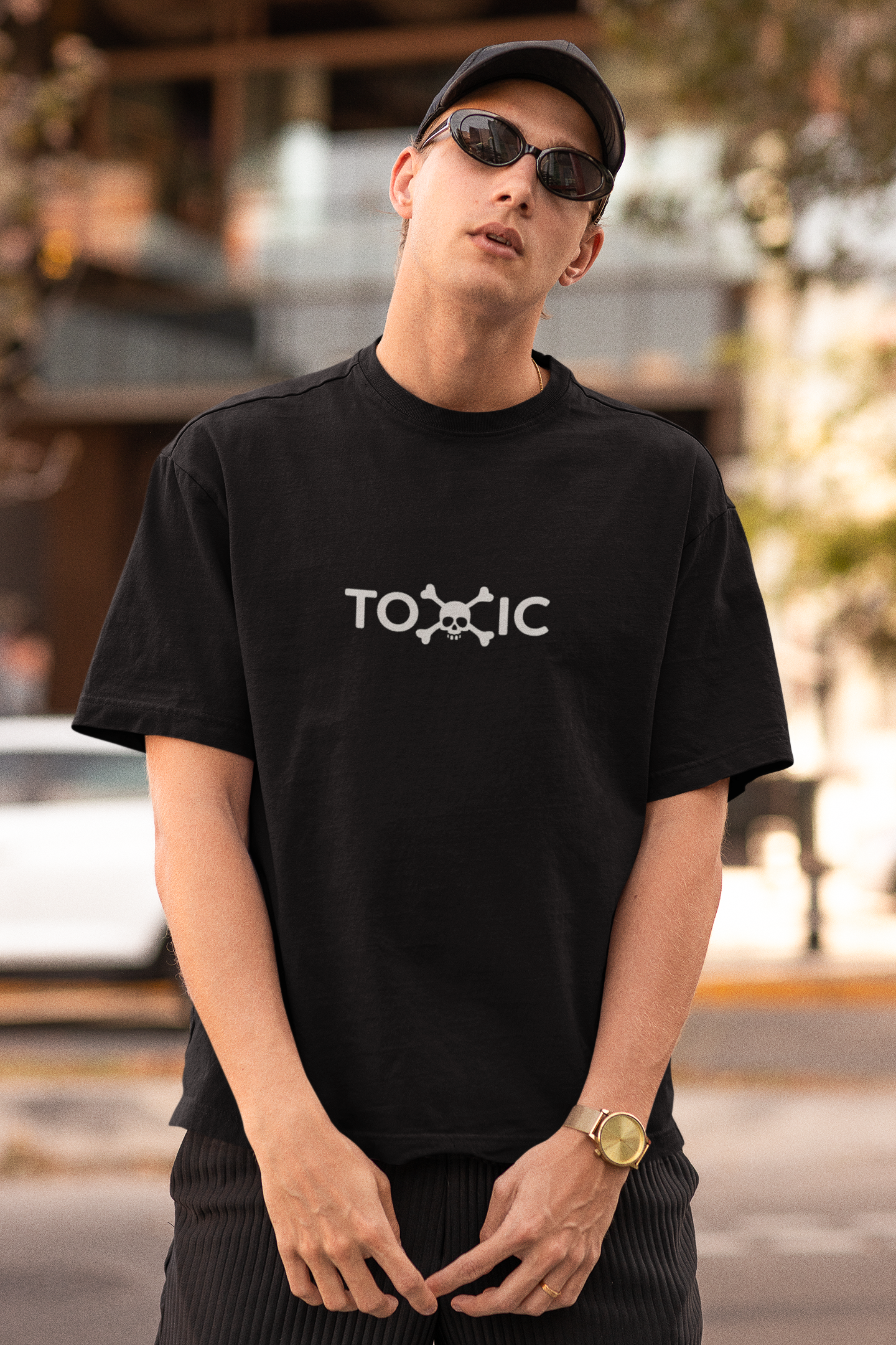 Toxic unisex Oversized Tshirt