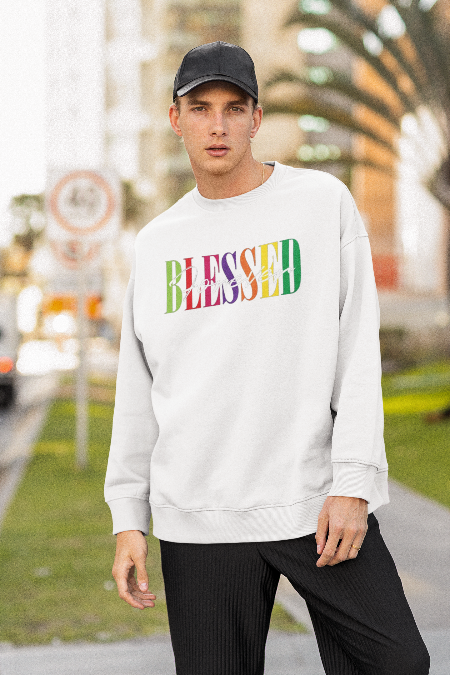 BLESSED UNISEX HOODED SWEATSHIRTS