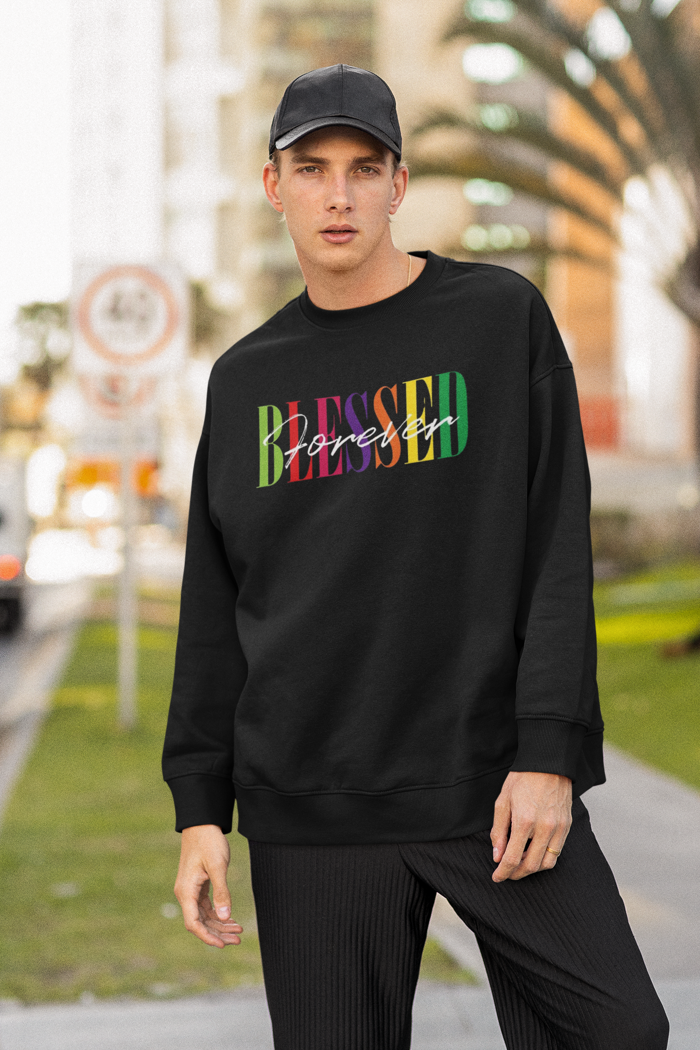 BLESSED UNISEX HOODED SWEATSHIRTS