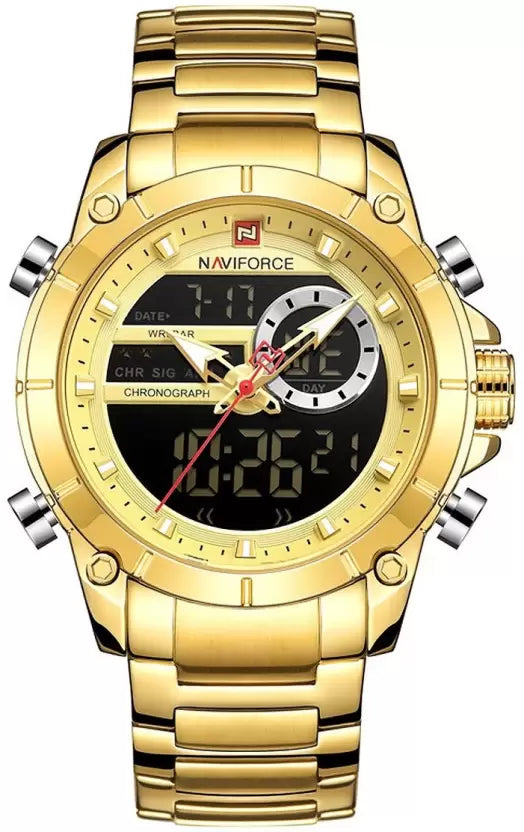 NaviForce (Orginal ) Analog-Digital Watch - For Men NF9163 — zoomed view