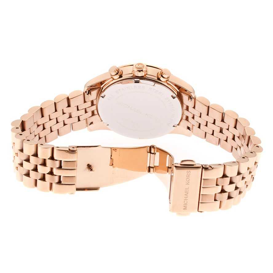 Women's Michael Kors Lexington Chronograph Rose Gold Watch - MK5569