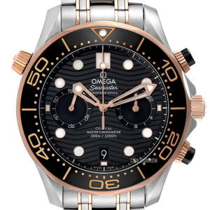 Omega 2 tone belt & Dial Black And Golden all Chrono Working