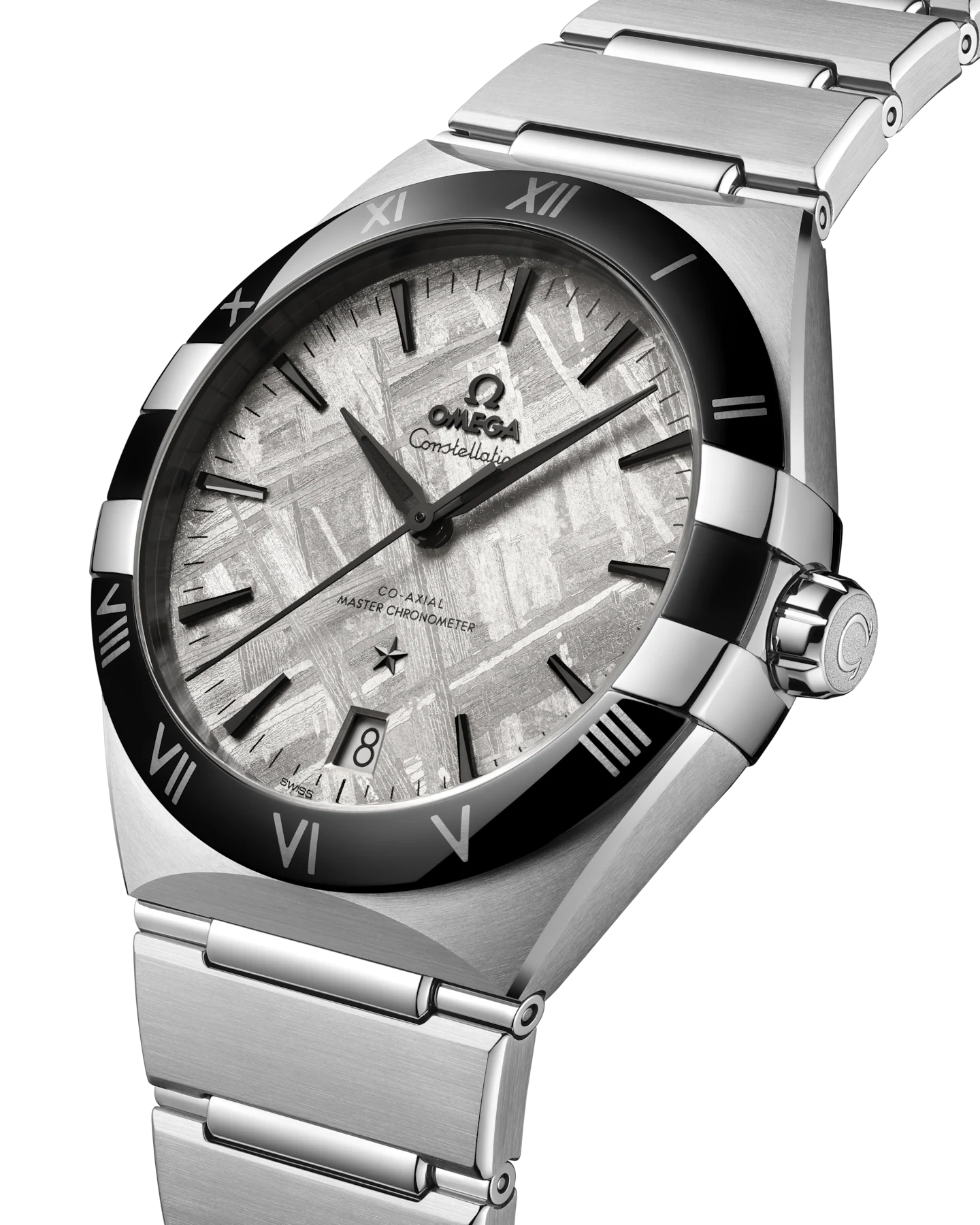 Omega Constellation Automatic Back Open Black
