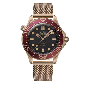 The Omega Seamaster Diver 300M In Bronze Gold And Burgundy