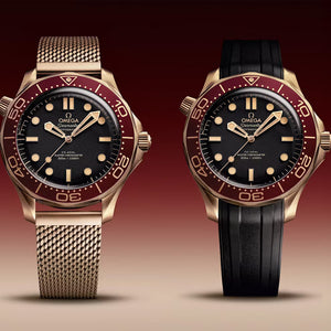 The Omega Seamaster Diver 300M In Bronze Gold And Burgundy