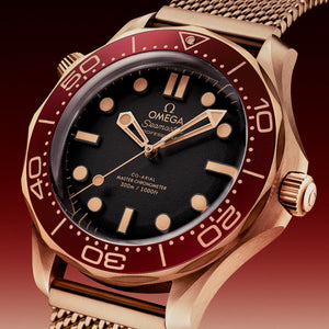 The Omega Seamaster Diver 300M In Bronze Gold And Burgundy