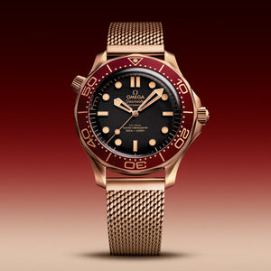 The Omega Seamaster Diver 300M In Bronze Gold And Burgundy