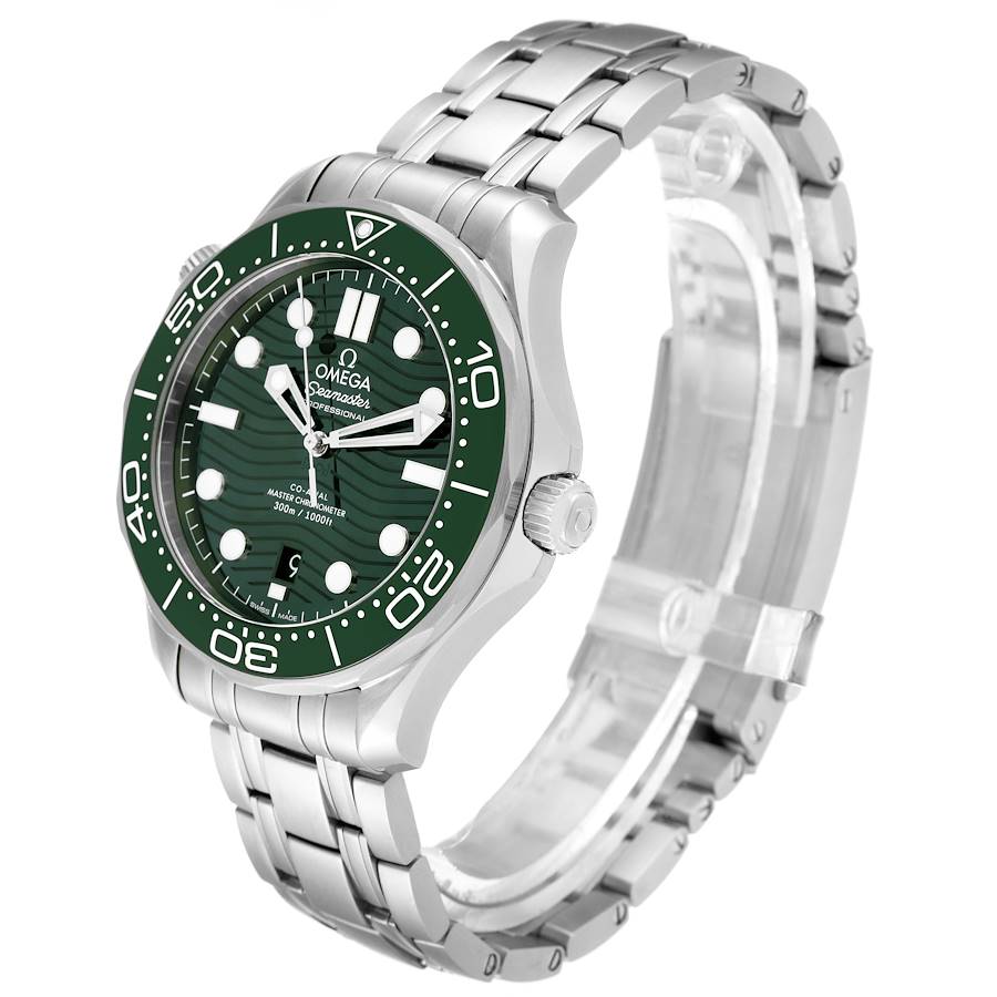 Omega Seamaster Diver Green Dial Steel Men Watch