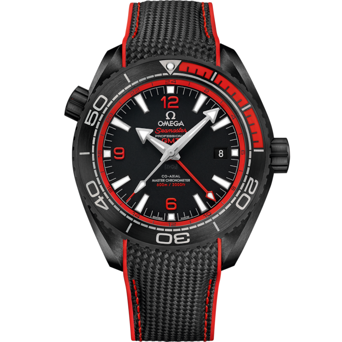 Omega Seamaster Planet Ocean — zoomed view