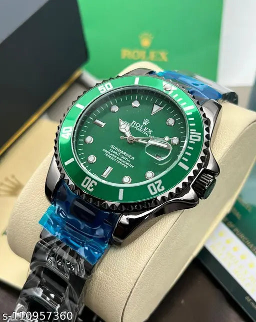 Rolex Submariner Green & Sliver Model Premium Quatz