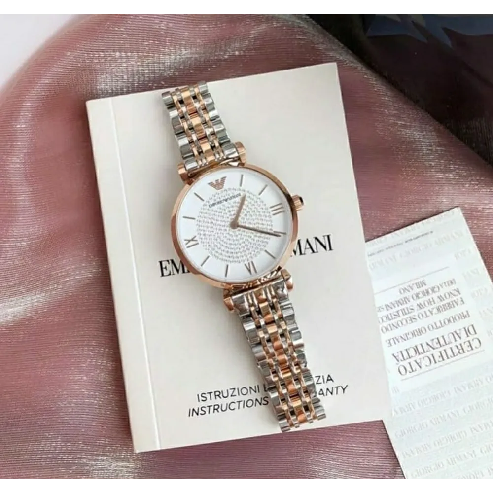 Classy Emporio Armani Watch For Women — zoomed view