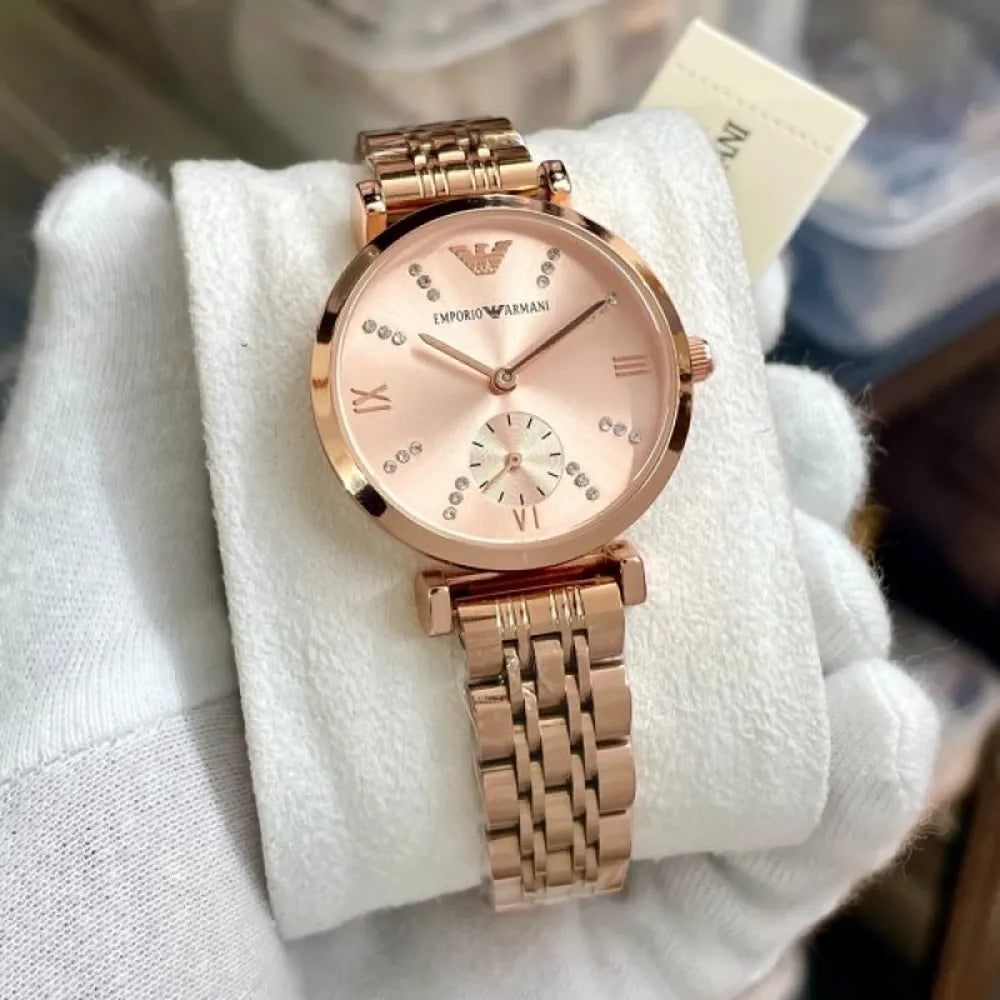 Classy Emporio Armani Watch For Women — zoomed view