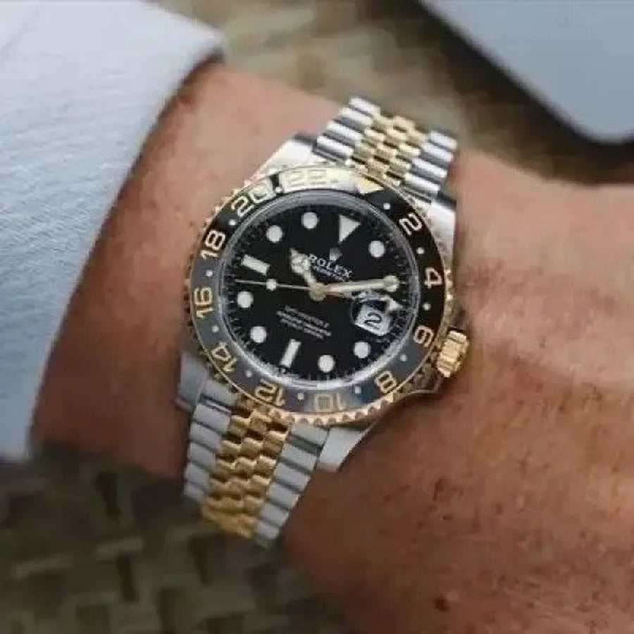 Rolex GMT Oyester Steel  Gold Silver - Automatic