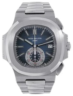 Patek Phillipe Nautilus Silver and Blue