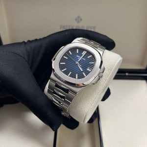 Patek Phillipe Nautilus Silver Metal premium Automatic Shahrukh khan Watch [OPEN BACK]