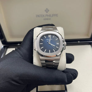 Patek Phillipe Nautilus Silver Metal premium Automatic Shahrukh khan Watch [OPEN BACK]