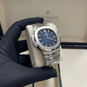 Patek Phillipe Nautilus Silver Metal premium Automatic Shahrukh khan Watch [OPEN BACK]