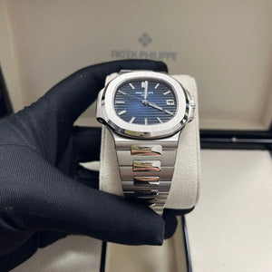 Patek Phillipe Nautilus Silver Metal premium Automatic Shahrukh khan Watch [OPEN BACK]