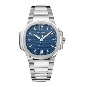 Automatic Patek Philippe Blue Silver Metal Men's Watch