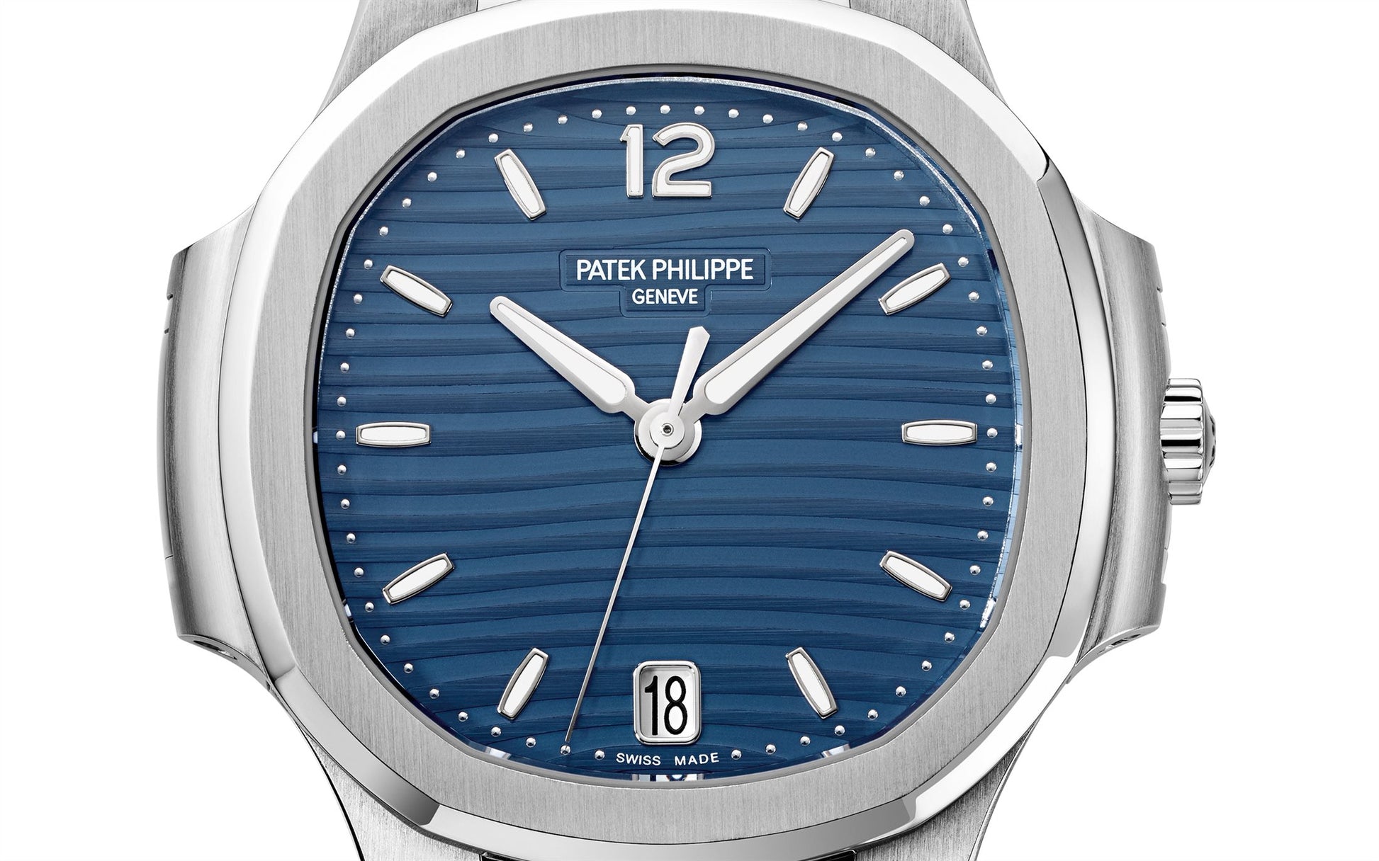 Automatic Patek Philippe Blue Silver Metal Men's Watch