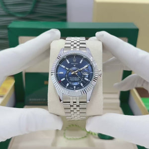 Rolex Sky-Dweller – The Ultimate & Luxurious Traveler’s Watch! 🤩