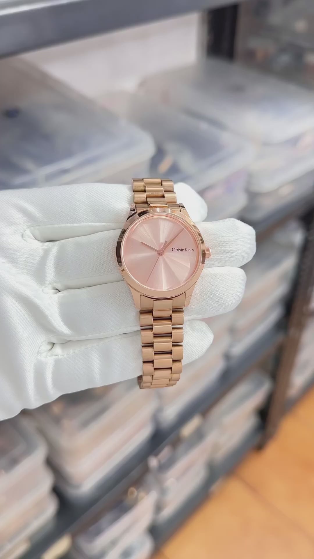 Calvin Klein New & Exclusive Women's Rose Gold series 💯