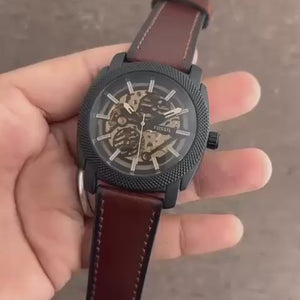 Fossil Brown Automatic Transparent Back Orignal Series