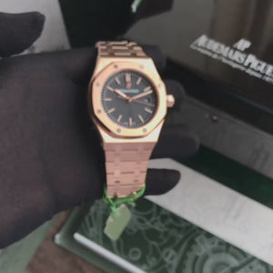 Audemars Piguet Perpetual Calendar Open Worked Golden And Blue Dial Automatic Mens Watch