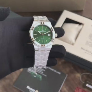 Maurice Lacroix Aikon Quartz 40mm Authentic Stainless Steel Green Dial
