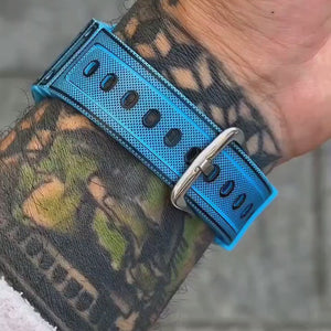 GShock-GA-2100MNG Blue (Analog Digital Watch)