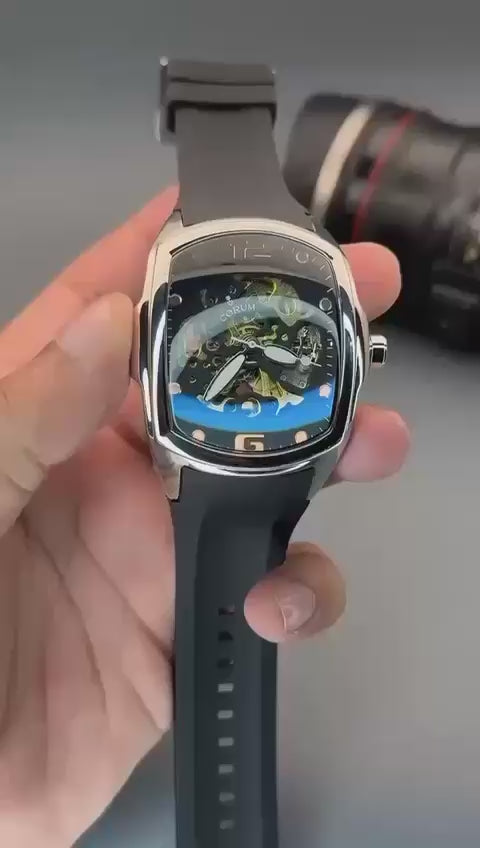 Corum Men Watch Full Automatic- Silver