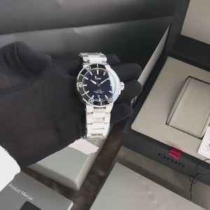 Oris Aquis Date Authentic Automatic Silver Blue Men’s Watch