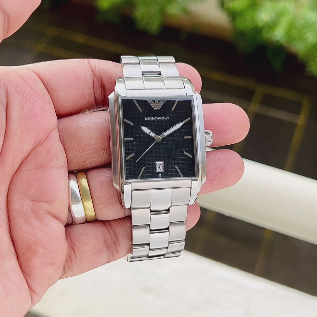 Emporio Armani Classic Stainless Steel Series live Hands-on 🤩