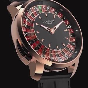 Jacob & Co. Casino Tourbillon Rose Gold Swiss Made Men’s Watch